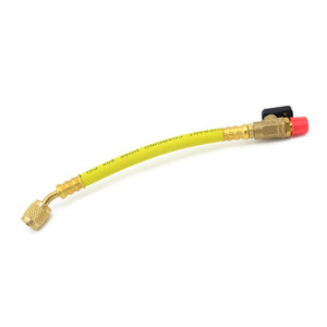Appli Parts APMG-H06630 Charging Hose 1/4 x 1/4 in SAE with Shut Off Valve 6 in long for Refrigeration Service Appli Parts APMG-H06630 Charging Hose 1/4 x 1/4 in SAE with Shut Off Valve 6 in long for Refrigeration Service