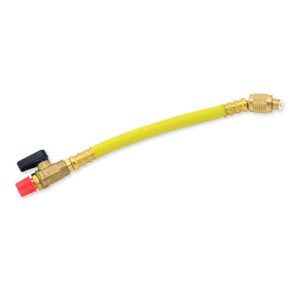 Appli Parts APMG-H06630 Manguera Refrigeracion con Llave de Paso 6 pulg (15cm) conexion de 1/4 X 1/4 de pulg para refrigeracion y Aire Acondicionado remplaza APMG-06630, MAN-15V
