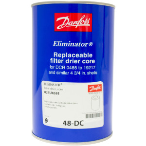Danfoss 023U4381 Nucleo Cartucho de Filtro Secador 48-DC para DCR, Humedad y Acido, incluye Empaque, para uso con DCR 0485 a 19217 y otras Carcasas de 4-3/4 in, 023U4381, 023U4380, 00PPG000445000A
