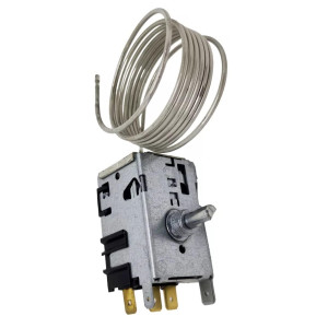 Danfoss 077B7101 Termostato de control Enfriador de Botellas 077B1704L Cut-in Frio +5.0C Cut-out Frio +1.5C Cut-in Caliente +12.5C Cut-Out Caliente +9.5C Capilar 1200mm B0