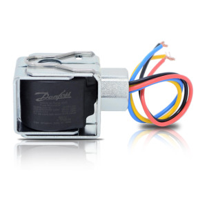 Danfoss 018F4181 Bobina para Solenoide 208-240 V, 60 Hz, 110-120V, 60 Hz, 230 V, 50 Hz, 13 W, BU240CS, Con Cables Danfoss 018F4181 Bobina para Solenoide 208-240 V, 60 Hz, 110-120V, 60 Hz, 230 V, 50 Hz, 13 W, BU240CS, Con Cables
