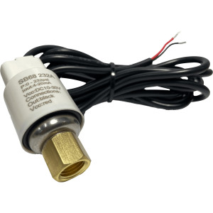 Full Gauge SB69-100A Transductor de Presion, 1/4 pulg SAE Macho, 0-232 Psi (0-16 bar), Suministro 0.5 a 4.5 VDC, Salida 4-20mA, Rango Temperatura -40 a 212 F (-40 a 100 C)