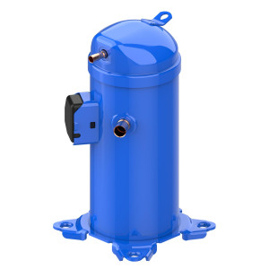 Danfoss HLH061T1LC6A 5 tons 61.000 btu/h R410A Compresor Scroll para Aire Acondicionado 208-230/1/60 V/Ph/Hz Descarga 1/2 in, Succion 7/8 in, ODF, Aceite POE 121L2042, 121L2039 Remplaza HLH060U1LP6