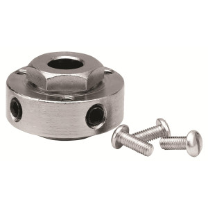 Mars 40005 1/2 pulg Buje Universal Hexagonal para Aspas de Aire Acondicionado Incluye 2 tornillos