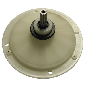 Appli Parts APTW-81012 Transmision Lavadora Eje Estriado (11 Estrias), Base 4 Huecos, sin polea, remplazo para lavadoras 50-1318 GN-404