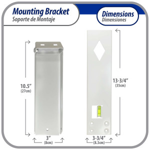 Appli Parts Window air conditioner bracket for Units Up To 85 lbs heavy duty powder coated finish mount for extra durability with installation hardware included and  mounting parts APAB-2038