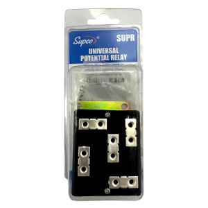 Supco SUPR Relay Potencial Electronico Universal Supco hasta 5 Hp, 30 amp, 110-270 VAC