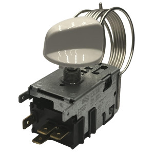 Danfoss 077B7104 Thermostat 2 Doors Refrigerator Defrost control 077B3657 Cold Cut-in +38.3F Cold cut-out -9.4F Warm Cut-in +38.3F Warm Cut-out +9.5F Capillary tube length 39.3in B62  