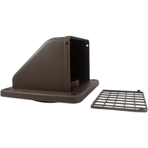 Lambro Rejilla Ventilacion Marron 4in 1471B