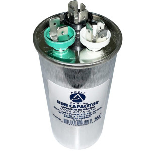 Appli Parts Condensador Capacitor de Marcha 40+5 Mfd uF (microfaradios) 370VAC o 450VAC CBB65 Universal Aire acondicionado y otras aplicaciones Redondo UL E476928 12cm Alto 5cm Ancho CON-40/5-450 