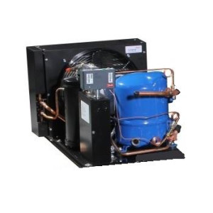 Danfoss HCZC0200UC0163Q Unidad Condensadora Cobre y Aluminio 2HP MBP 230V/3Ph/60Hz R134a,R404A,R448A,R449A,R452A Lubricante POE 1 Ventilador Compresor Recriprocante MTZ22-3 114N4621