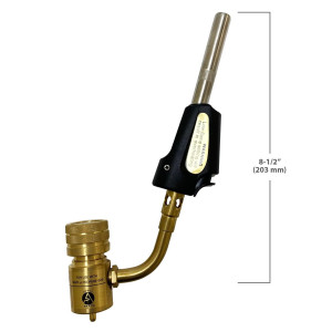 Appli Parts APHT-1S Single Burner Hand Torch with Starter Lighter for Soldering Brazing with Mapp or Propane Fuel Swivel Tip for uses in plumbing refrigeration air conditioning and more