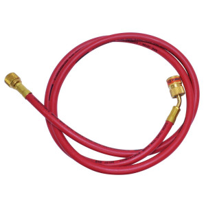 Uniweld EZ5R Manguera Manometro Roja 60 pulg CFC HCFC HFC R410 Ez-Turn Anti-Blowback 93002