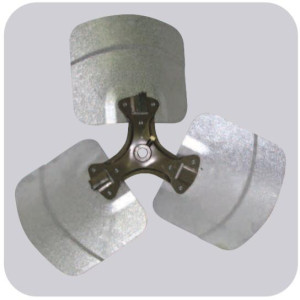 Aspa de Aluminio para motores de condensadoras  12pulg CW  max rpm 1725, 3 Aspas CSA 12273 40031