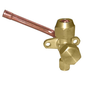 Appli Parts APMV-1458 5/8 in Minisplit Valve suitable for Multiple refrigerants with 1/4 in SAE Service port