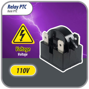Appli Parts Interruptor de rele para mini nevera de 3 pines, 4,7 Ohmnios, 110 V, rele de arranque PTC universal, pieza de repuesto para multiples marcas de refrigeradores, enfriadores de vino APSR-4002P Appli Parts Interruptor de rele para mini nevera de 3 pines, 4,7 Ohmnios, 110 V, rele de arranque PTC universal, pieza de repuesto para multiples marcas de refrigeradores, enfriadores de vino APSR-4002P