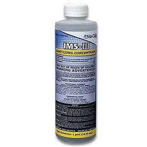 Nu-Calgon 4211-34 Sanitizer IMS-III 16 fl. oz. Fabricadores de hielo, dispensadore de helado y otros equipos 