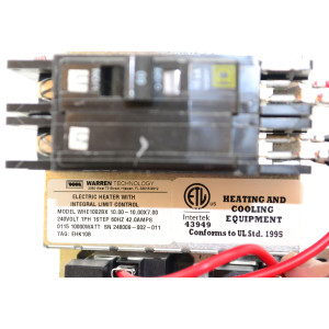 Electric Heaters For Air Handler 240v/1ph 10kw 40amp 2 Stage  Fits: MAYHTR1A10BKRA JAYHTR1A10BKRA  WEHK10A CHE2-10B EHK10B  