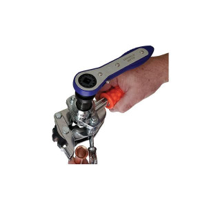 Electric Manual Deluxe Flaring Tool 1/8 3/16 1/4 5/16 3/8 1/2 5/8 3/4 O.D. Uniweld UDFT Include UDFTW 12 point 3/4 Ratchet Wrench Replace 70004
