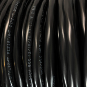 16-4 Tray Cable Stranded - 600 Volt - Mini-Split and Signal Cable 250 Feet Color Black 58583501