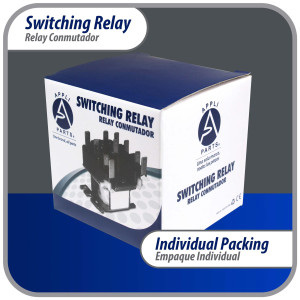 Appli Parts APSWR-340 Rele de conmutacion 90-340, de uso general, DPDT, Doble Polo, Doble Tiro, bobina de 24 V, CA, para aplicaciones HVAC y otras instalaciones electricas generales Remplaza APSR-340