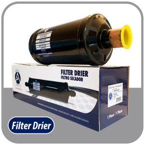 Appli Parts APFD-419S 1-1/8 in Liquid Line Refrigerant AC Filter Drier hvac Refrigeration 419S ODF Sweat Solder connection universal unidirectional 10-1/2 in long 3-3/4 in wide