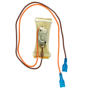 Appli Parts APBT-S8835 Bimetal Thermostat 2 Wire, Open 59 F and Close 32 F, orange and brown colored wires, Reference: BIM-8835 RO40504 Thermodisc