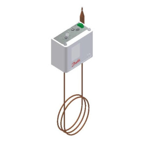 Danfoss Presostato KP81 Manual Reset SPDT Sensor Sensor 78-3/4 in Temp -40-150F 060L115566 060L115566