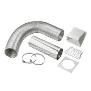 Lambro 1375W-R  Semi-Rigid Transition Duct Preferred Hood Vent Kit 4 inch X 8 ft
Replace 316WUL 316W