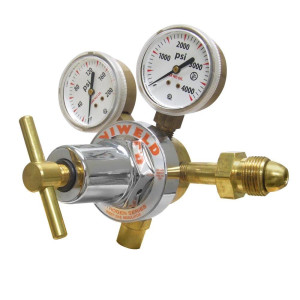 Regulador De Nitrogeno 5/8"-18(Rh)(H) 5-125psig Cga580 Uniweld Ruh8215