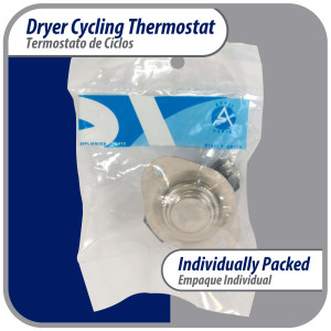 Appli Parts APTD-L155 Termico Secadora L155-15F remplazo universal para varios modelos y marcas modelo viejo solo 2 conexiones, remplaza 60T11, D501759