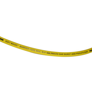 Uniweld EZM3Y Manguera Manometro 36 pulg / 90cm Amarilla 1/4 X 5/16 CFC/HCFC/HFC R410 Ez-Turn Anti-Blowback