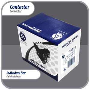 Contactor 3 Polos 50A 24V repuesto para compresores de CA y otras aplicaciones electricas Certificacion UL 476929 de Trabajo Pesado, Appli Parts modelo APAC-35024