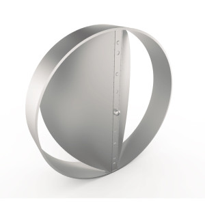 Damper Circular de Mariposa de Acero Galvanizado 12 pulgadas CVM12 Vermont