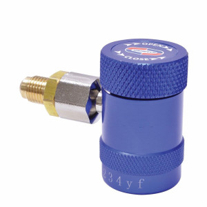 Acople Rapido R1234yf Azul/Baja Con Adaptador 1/4" Uniweld 90495