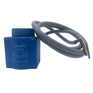 Danfoss 018F6282 Bobina para Solenoide 220-230 V,60 Hz, 14 W, 50 Hz, 16 W, IP20, BF230CS, Cable 018F8232