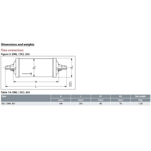 Danfoss 023Z0012 Filtro Secador 3/8pulg linea de Liquido para sistemas de aire acondicionado y refrigeracion DCL 303 Roscable 3-4.7tons Unidireccional 24.3cm Largo 8cm Ancho