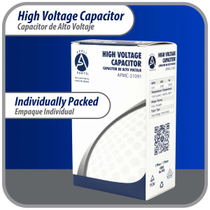 Appli Parts APMC-21091 Condensador Capacitor para microondas 0.91 Mfd uF (microfaradios) Alto Voltaje 2100V tipo CH85 21105 Remplazo universal para multiples marcas Appli Parts APMC-21091 Condensador Capacitor para microondas 0.91 Mfd uF (microfaradios) Alto Voltaje 2100V tipo CH85 21105 Remplazo universal para multiples marcas