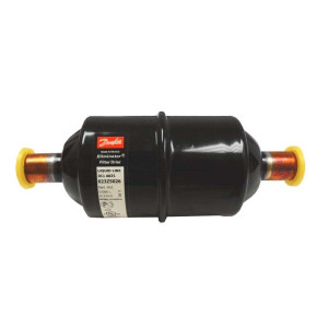 Danfoss 023Z5022 1/4in Liquid Line Refrigerant AC Filter Drier hvac refrigeration ODF 1.5-2.4tons Unidirectional 5-1/4in Long 2-1/4in Wide DCL 082S