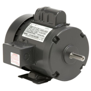 US Motors 1 hp 1725 rpm, 4 poles, 1 shaft, TEFC 1 speed, 6.3diameter  115/208-230 V, 60 hz, 1 ph, Frame 56 Reversible T1C2JH C063JEB5306015B