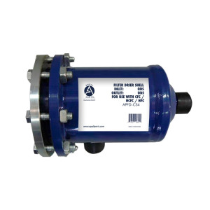 Appli Parts APFD-CS4821 Filtro Portacartucho 2-5/8 pulg para Linea de succion, 1 piedra, Soldable, Universal para sistemas de Refrigeracion y Aire Acondicionado, Presion Max 500 psi