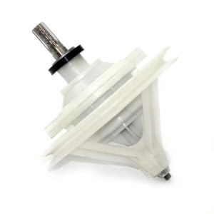 Appli Parts APTW-81030 Transmision Lavadora Eje Estriado (14 Estrias), Base 4 Huecos, Polea (172mm), remplazo para lavadoras Mabe y otras marcas