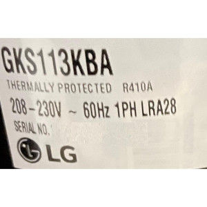 LG Compresor Rotativo velocidad fija 208-230V/1Ph/60Hz LRA 56 R410A Protector Interno OLP 201400603064 11103010001056 
Fits EACM012C11B Midea PAC13037 PAC120371 LG Compresor Rotativo velocidad fija 208-230V/1Ph/60Hz LRA 56 R410A Protector Interno OLP 201400603064 11103010001056 
Fits EACM012C11B Midea PAC13037 PAC120371