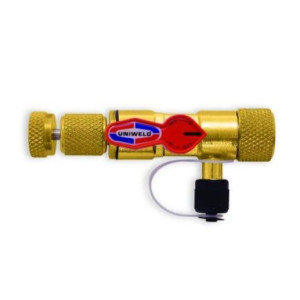 Uniweld MECT14 Valve Core Removal Tool for 1/4 in port compatible with all Refrigerants MaxEvac MECT14 92838