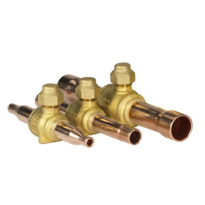 Danfoss Valvula de Cierre tipo Bola de conexion soldable de 3/8pulg GBCH 10s, R744, CO2, MWP 1305psi WT -40C a 100C 009L7416 Remplaza 009G7416

