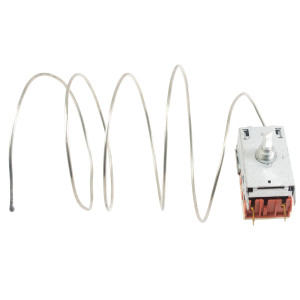 Appli Parts APRT-1126 Temperature Control Thermostat for Freezers, Refrigerators, Coolers Display, SPST, Cold Cut-In 0.4 F, Cold Cut-Out -11.2 F, Warm Cut-In 15.8 F, Capillary Tube 47 in Replaces K50P-1126