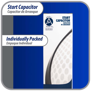 Appli Parts CON-1000-110 Motor Start Capacitor 1000-1200 MFD uF, 110-125 VAC. Universal for Electric Motor Applications, 1.75 in Wide, 4.38 in Height