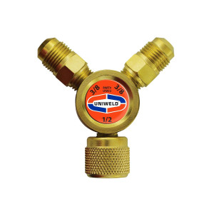 Uniweld UYA12 Adaptador tipo Y Maxevac 1/2 FF X 3/8 MF
