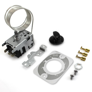 Danfoss 077B7102 Thermostat Freezer control 077B0983L Cold Cut-in 0.4F Cold cut-out -12.1F Warm Cut-in 14.9F Warm Cut-out 5F Capillary tube length 47.2in
B0 Danfoss 077B7102 Thermostat Freezer control 077B0983L Cold Cut-in 0.4F Cold cut-out -12.1F Warm Cut-in 14.9F Warm Cut-out 5F Capillary tube length 47.2in
B0