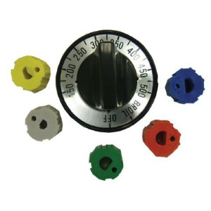 Supco RK101 Perilla Universal para Horno, 1 Perilla Negra con temperatura